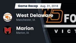 Recap: West Delaware  vs. Marion  2018