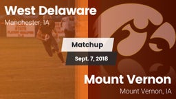 Matchup: West Delaware High vs. Mount Vernon  2018