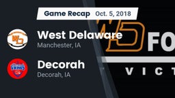 Recap: West Delaware  vs. Decorah  2018