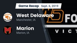 Recap: West Delaware  vs. Marion  2019