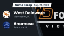 Recap: West Delaware  vs. Anamosa  2020