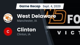 Recap: West Delaware  vs. Clinton  2020
