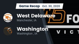 Recap: West Delaware  vs. Washington  2020