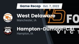 Recap: West Delaware  vs. Hampton-Dumont-CAL 2022