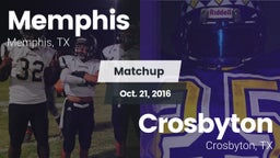 Matchup: Memphis vs. Crosbyton  2016