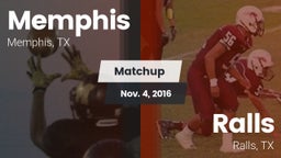 Matchup: Memphis vs. Ralls  2015