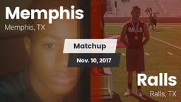 Matchup: Memphis vs. Ralls  2017