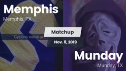 Matchup: Memphis vs. Munday  2019