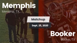 Matchup: Memphis vs. Booker  2020