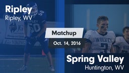 Matchup: Ripley vs. Spring Valley  2016