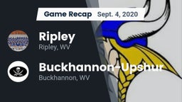 Recap: Ripley  vs. Buckhannon-Upshur  2020