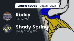 Recap: Ripley  vs. Shady Spring  2022