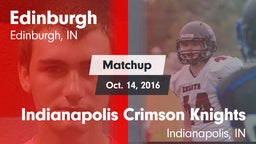 Matchup: Edinburgh vs. Indianapolis Crimson Knights 2016