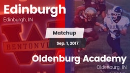 Matchup: Edinburgh vs. Oldenburg Academy  2017