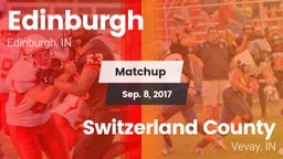 Matchup: Edinburgh vs. Switzerland County  2017