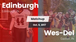 Matchup: Edinburgh vs. Wes-Del  2017