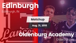 Matchup: Edinburgh vs. Oldenburg Academy  2018