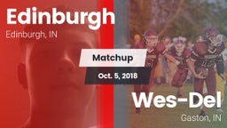 Matchup: Edinburgh vs. Wes-Del  2018