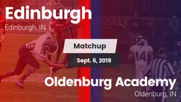 Matchup: Edinburgh vs. Oldenburg Academy  2019