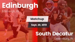 Matchup: Edinburgh vs. South Decatur  2019