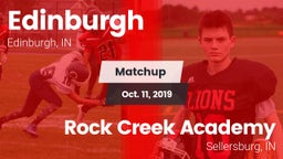 Matchup: Edinburgh vs. Rock Creek Academy  2019