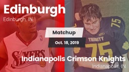 Matchup: Edinburgh vs. Indianapolis Crimson Knights 2019