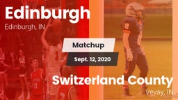 Matchup: Edinburgh vs. Switzerland County  2020