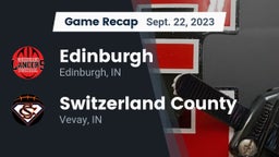Recap: Edinburgh  vs. Switzerland County  2023