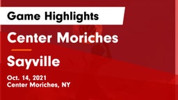 Center Moriches  vs Sayville Game Highlights - Oct. 14, 2021