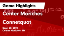 Center Moriches  vs Connetquot  Game Highlights - Sept. 28, 2021