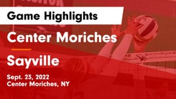 Center Moriches  vs Sayville  Game Highlights - Sept. 23, 2022