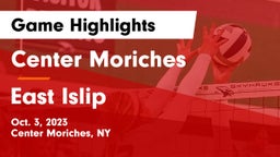 Center Moriches  vs East Islip  Game Highlights - Oct. 3, 2023
