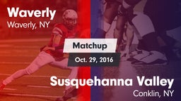 Matchup: Waverly vs. Susquehanna Valley  2016