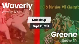 Matchup: Waverly High vs. Greene  2018
