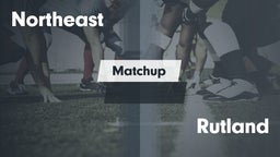 Matchup: Northeast vs. Rutland  2016