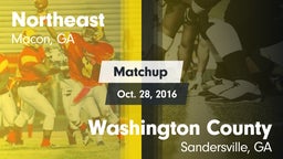 Matchup: Northeast vs. Washington County  2016