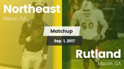 Matchup: Northeast vs. Rutland  2017