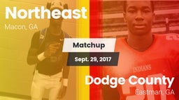 Matchup: Northeast vs. Dodge County  2017