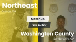 Matchup: Northeast vs. Washington County  2017