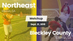 Matchup: Northeast vs. Bleckley County  2018