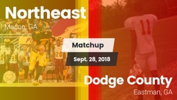 Matchup: Northeast vs. Dodge County  2018