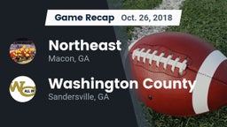 Recap: Northeast  vs. Washington County  2018