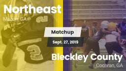 Matchup: Northeast vs. Bleckley County  2019