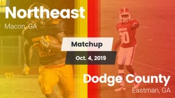 Matchup: Northeast vs. Dodge County  2019