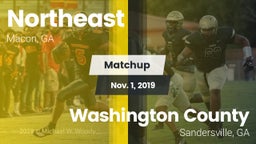 Matchup: Northeast vs. Washington County  2019