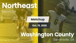 Matchup: Northeast vs. Washington County  2020