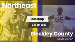 Matchup: Northeast vs. Bleckley County  2020