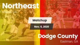 Matchup: Northeast vs. Dodge County  2020