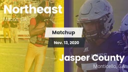 Matchup: Northeast vs. Jasper County  2020