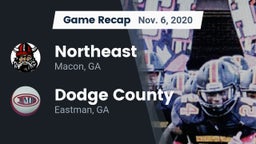 Recap: Northeast  vs. Dodge County  2020
